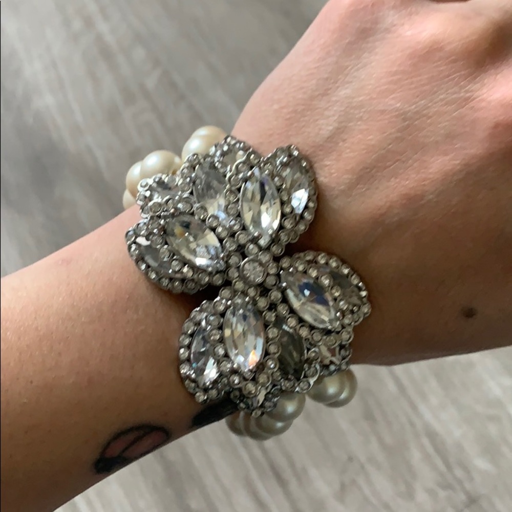 Pearl & Cubic Zirconia Bracelet